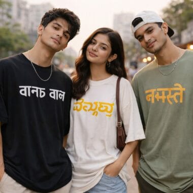 Regional Culture Meets Streetwear: The Rise of Indian Language Tees
