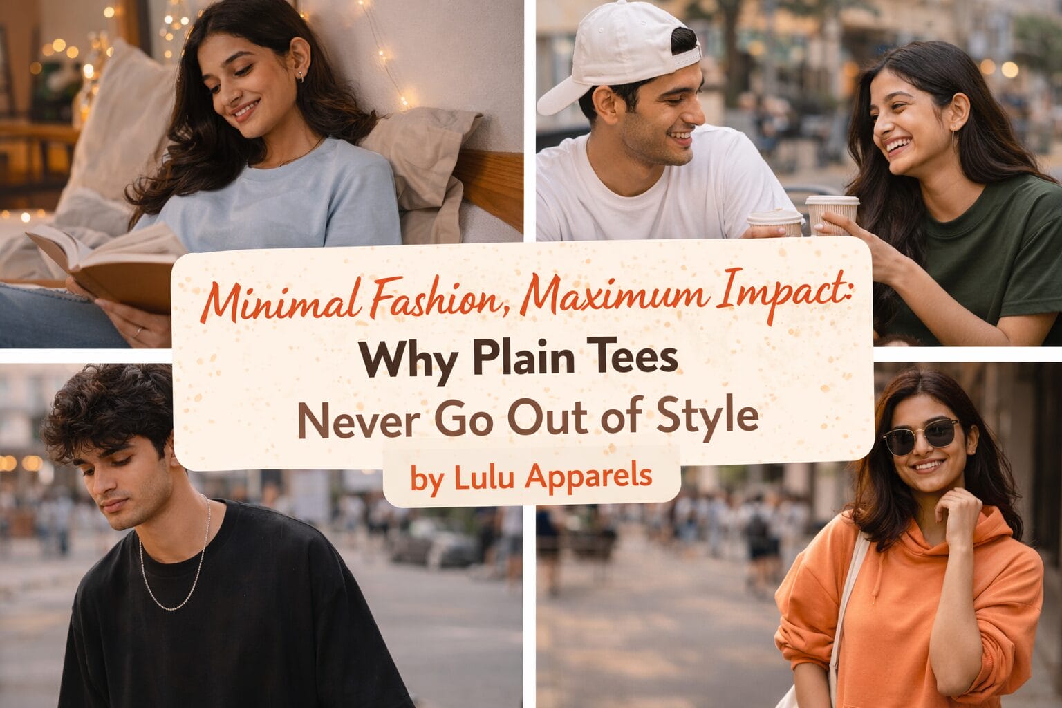Minimal Fashion, Maximum Impact Why Plain Tees Never Go Out of Style