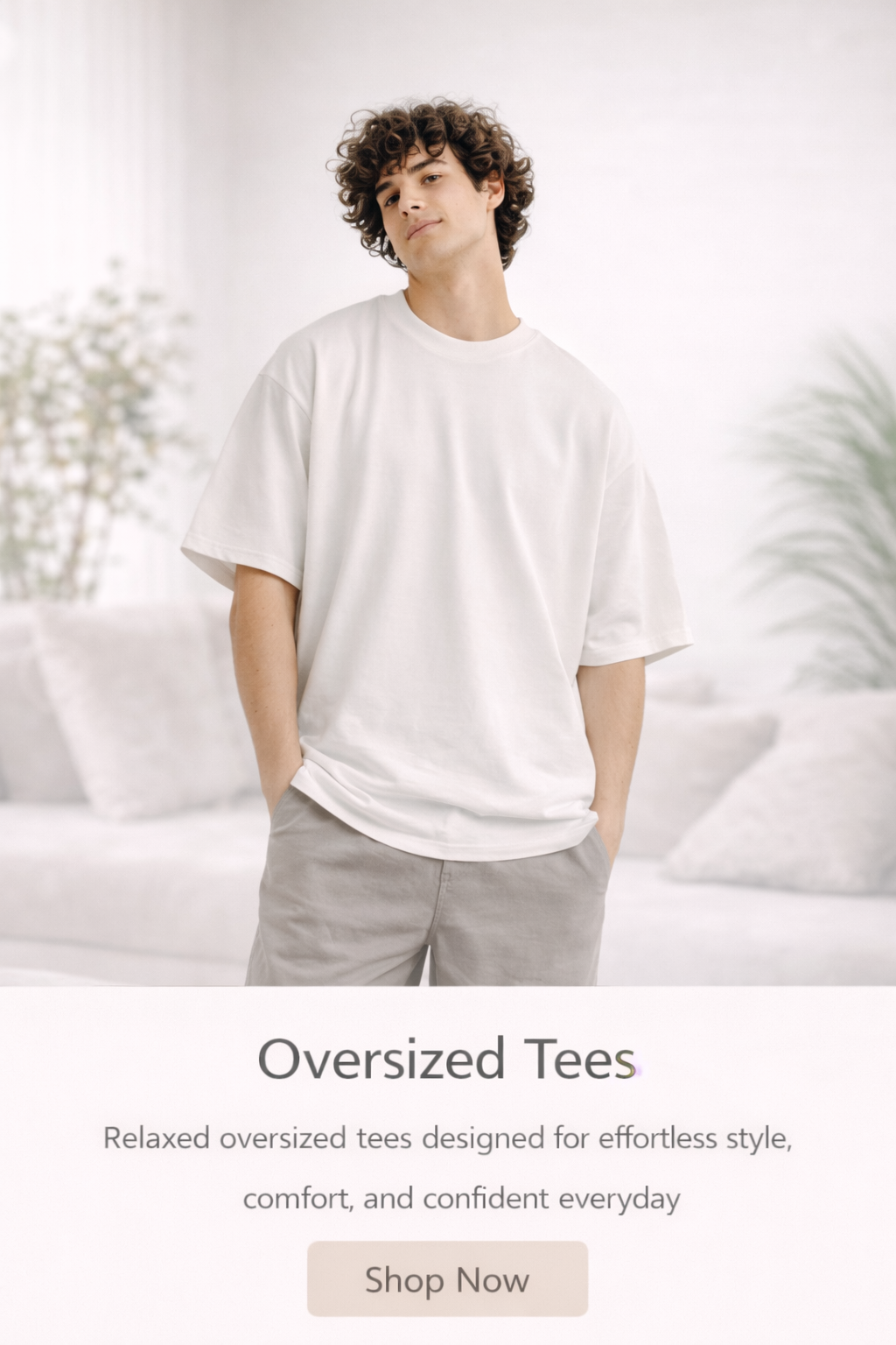 Relaxed oversized tees designed for effortless style, comfort, and confident everyday from Lulu Apparels