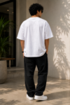 Plain over size white t shirt online store in india from lulu apparels